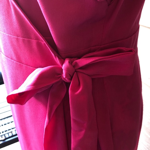 WHO WHAT WEAR — pink wrap dress - Picture 5 of 8